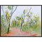 Loop Trail Through Swamp Oak Woodland by Ann Gordon 30-in. W x 23-in. H. Canvas Wall Art Print Framed in Black